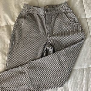 Hollister Fabric Vertical Stripped Pants Small